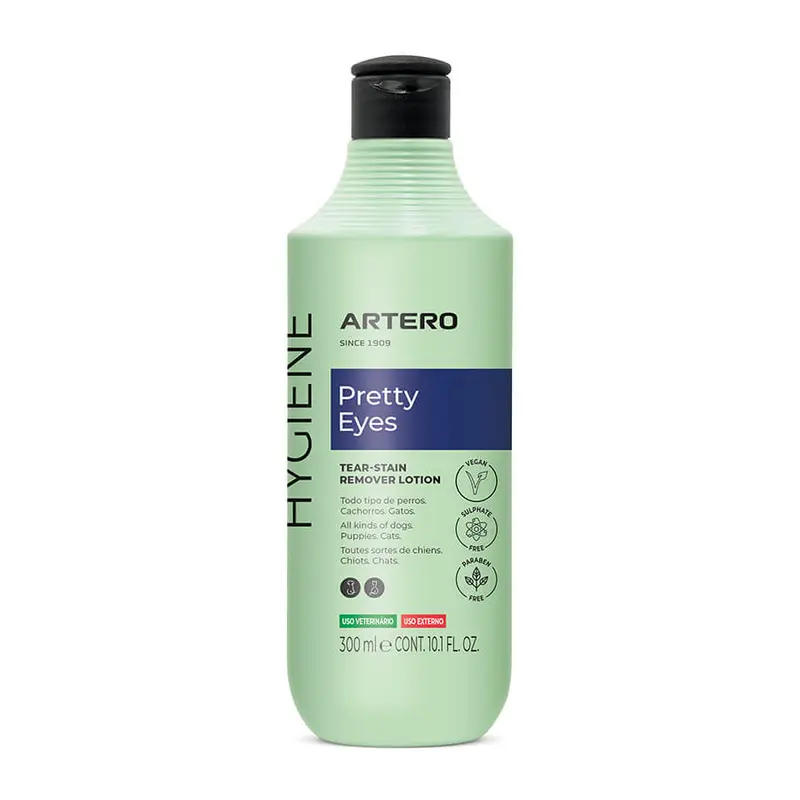 🐶🐱 Artero Pretty Eyes 300 ml – Eliminador Natural de Manchas en Ojos, Boca y Patas para Perros y Gatos