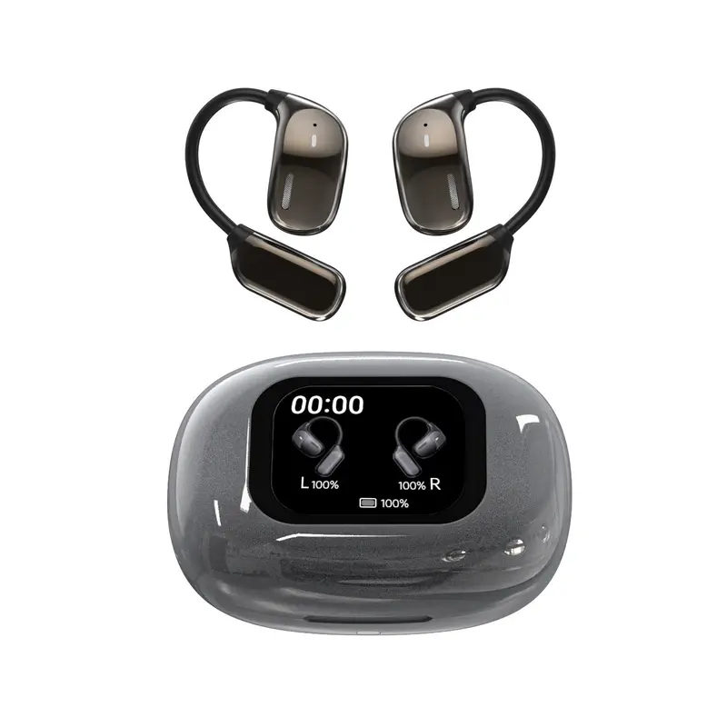 Auriculares deportivos inteligentes con pantalla táctil a color y control por voz