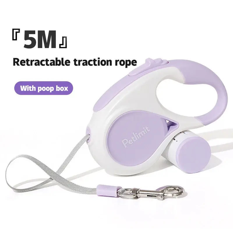 Automatic Retractable Dog Leash – 3M/5M Extendable Lead