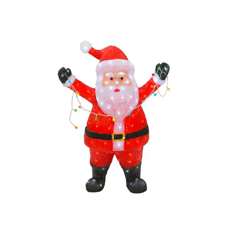 Babbo Natale con led - Babbo Natale luminoso