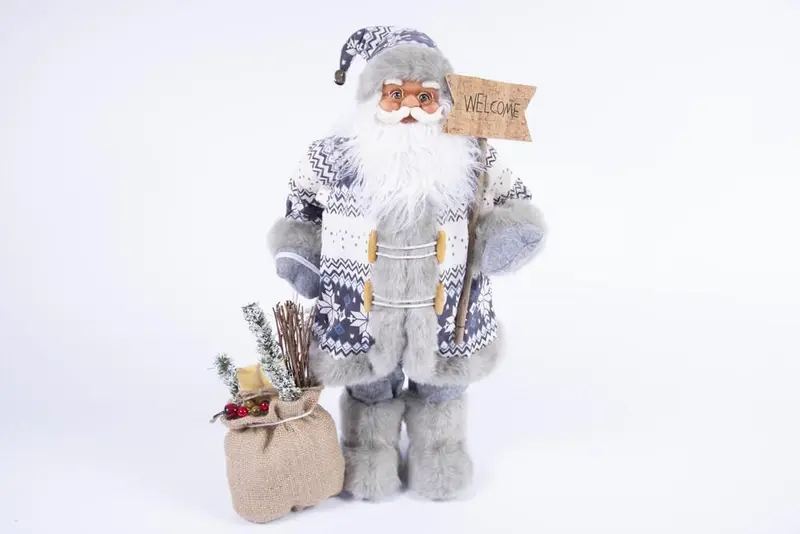 Babbo Natale con Sacco e Regali - Pupazzo di Babbo Natale