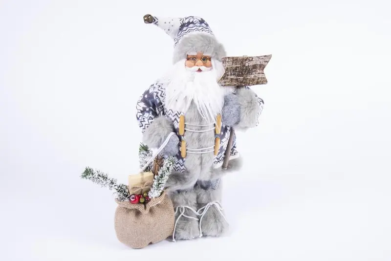Babbo Natale da 45 cm - Pupazzo natalizio
