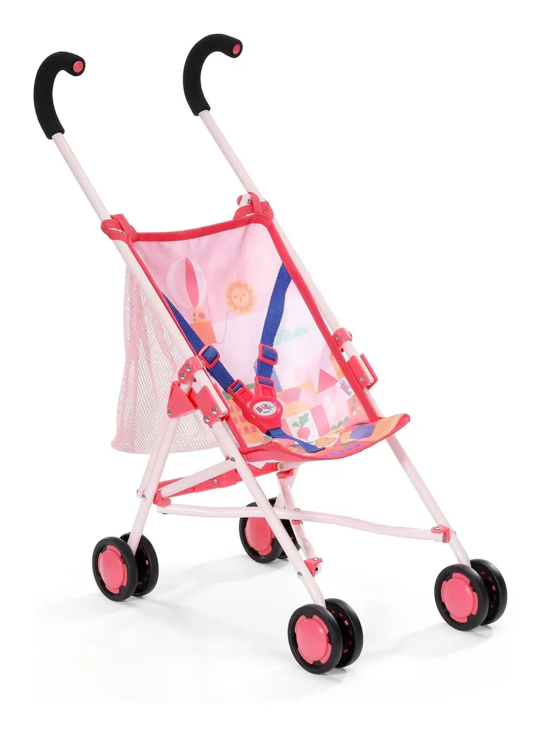 Baby Born Stroller with Pink Bag