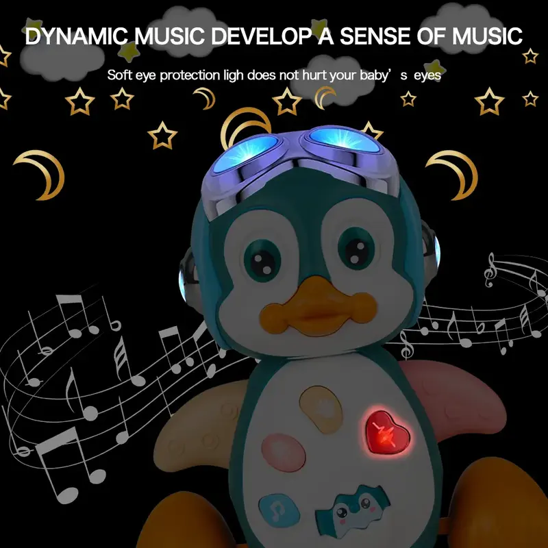 Baby Crawling Toys Musical Penguin