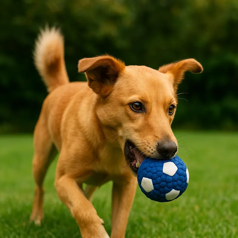 Balle rebondissante pour chien