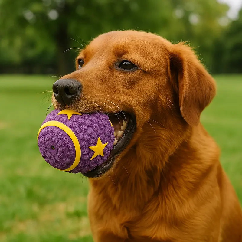 Balle rebondissante pour chien