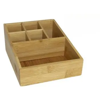 Bandeja Organizadora de Bambú Gerimport - 17x21x9cm