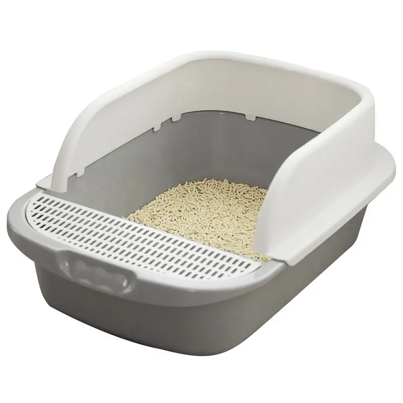 Bandeja sanitaria semicerrada para gatos – Higiénica, cómoda y apta hasta 18 kg