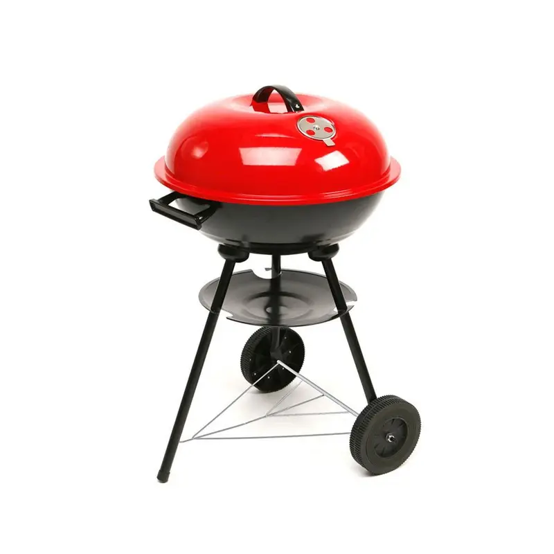 Barbacoa Metálica con Ruedas y Tapa por Piezas Atosa - 70x44cm