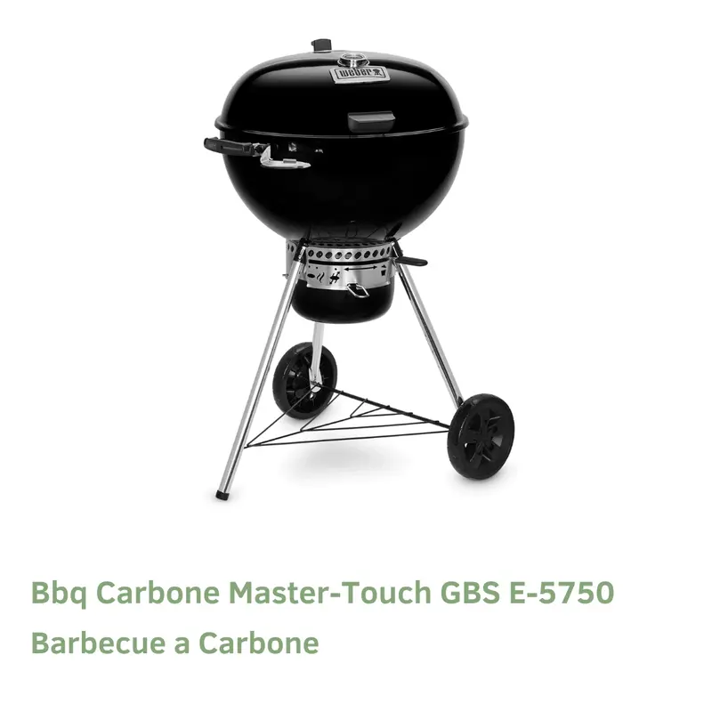 Barbecue a Carbone Weber Master Touch Premium SE E-5775 nero