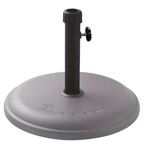 Base per ombrellone in cemento grigio da 16 kg