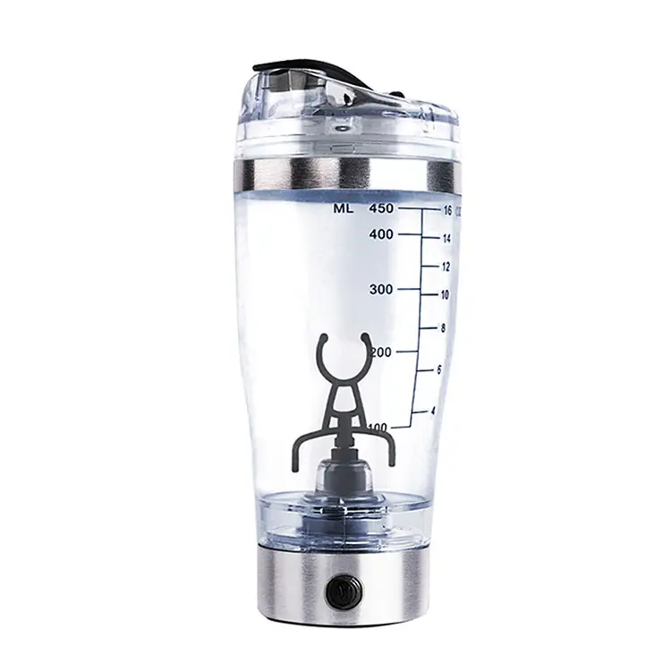 Batidora eléctrica portátil – Vaso mezclador USB para proteínas 600 ml