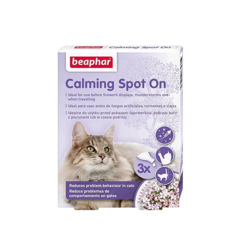 🐱 Beaphar Calming Spot On Gatos | Pipetas Calmantes 3 x 0,4 ml