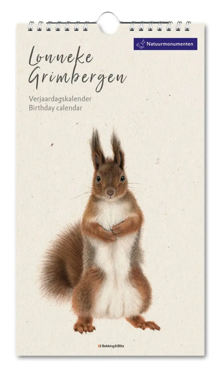 Bekking blitz natuurmomenten verjaardagskalender lonneke grimbergen