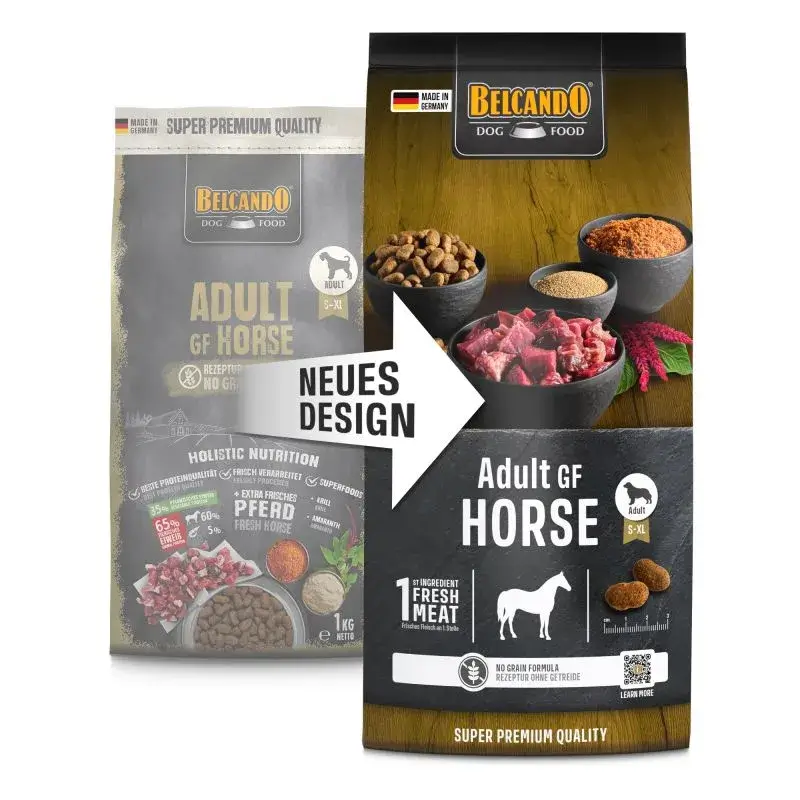 🐴 BELCANDO Adult Grain Free Horse | Pienso sin cereales para perros adultos sensibles