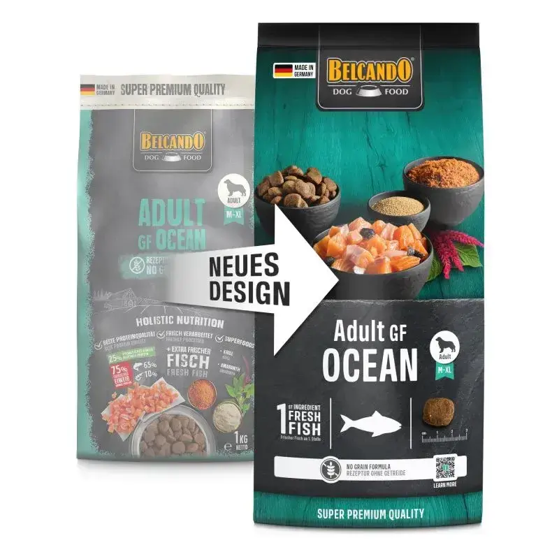 🐟 BELCANDO Adult Grain Free Ocean | Pienso sin Cereales y sin Proteínas de Animales Terrestres
