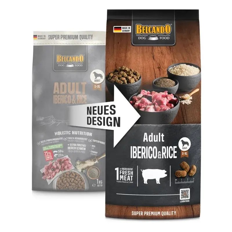 🐖 BELCANDO Adult Iberico & Rice | Pienso con Cerdo Ibérico y Arroz para Perros Adultos