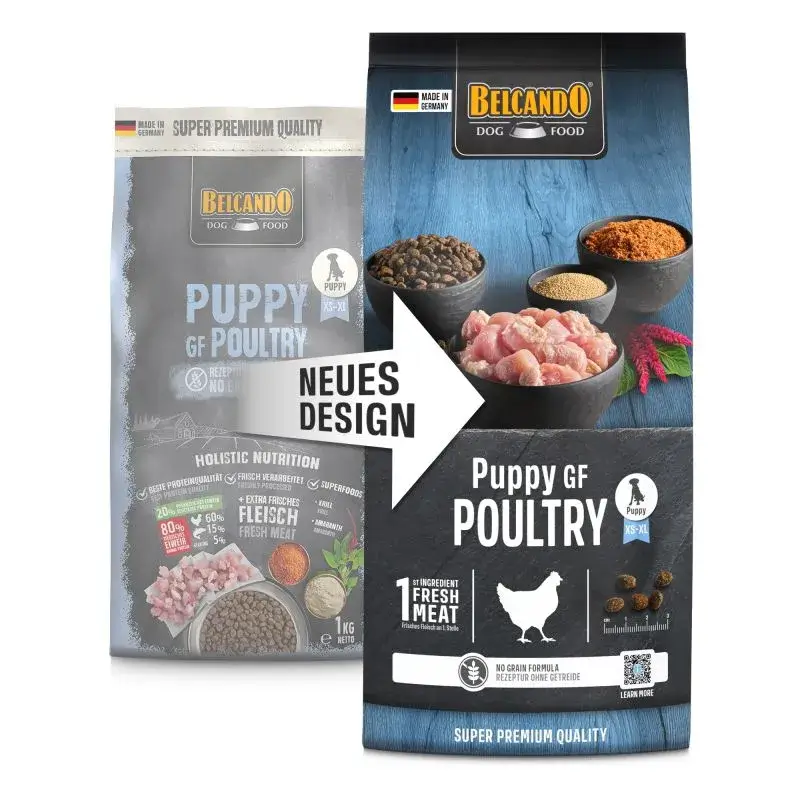 🐣 BELCANDO Puppy GF Poultry | Pienso sin cereales para cachorros