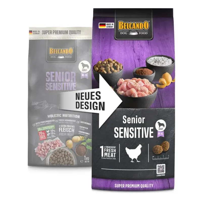 🐶💚 BELCANDO Senior Sensitive | Pienso para Perros Mayores y Sensibles