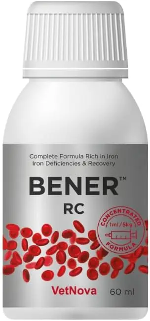 🐶🐱 BENER RC | Suplemento de Hierro y Recuperación para Perros y Gatos