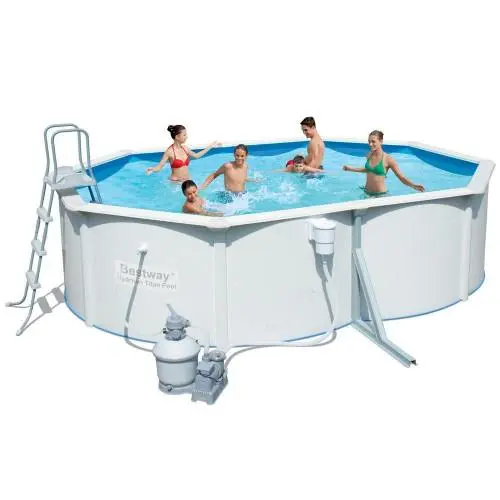 BESTWAY 56286 PISCINA FUORI TERRA HYDRIUM TITAN POOL 488X366X122 CM