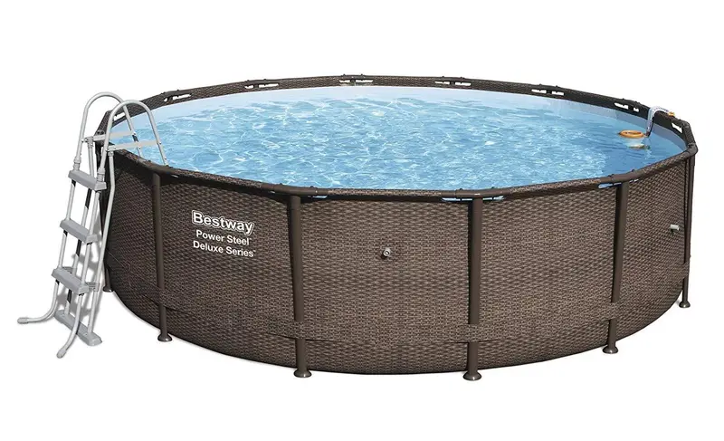 BESTWAY 56664 PISCINA FUORI TERRA STEEL DELUXE 427X107