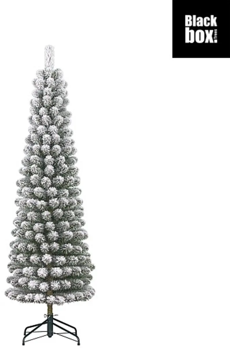 Black box charlton pilar x-mas tree green frosted tips 362 - h215xd56cm