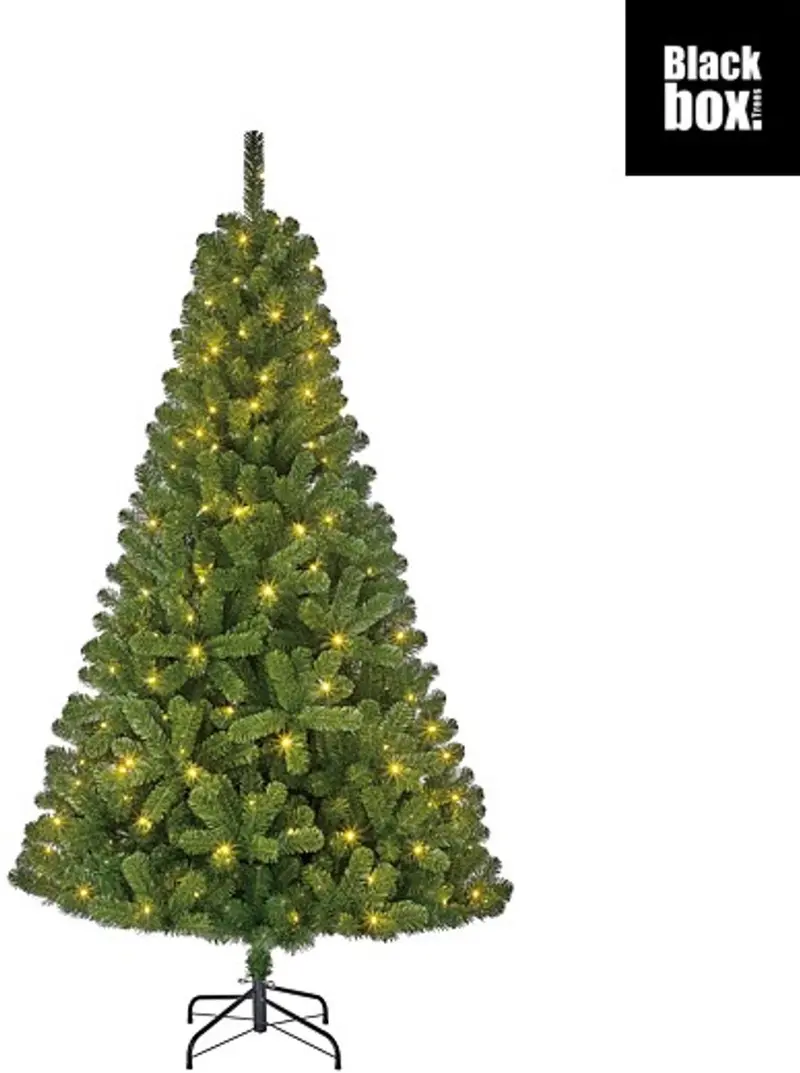 Black box charlton x-mas tree led green 400l tips 989 - h230xd135cm
