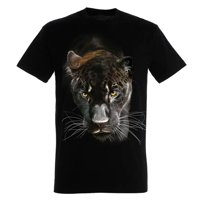 Black Panther Face T-Shirt