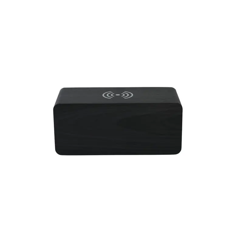 Black Wireless Phone Charger/Digital Clock