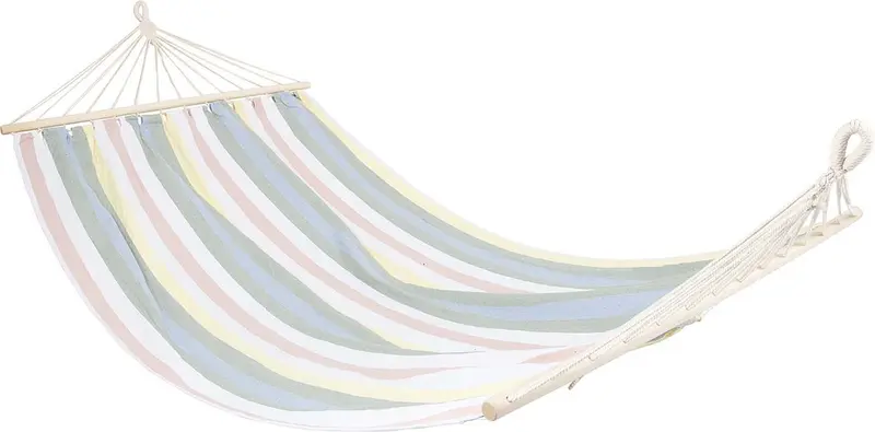 Bo-camp - pastel - hangmat - auvillar - met spreidstok - l