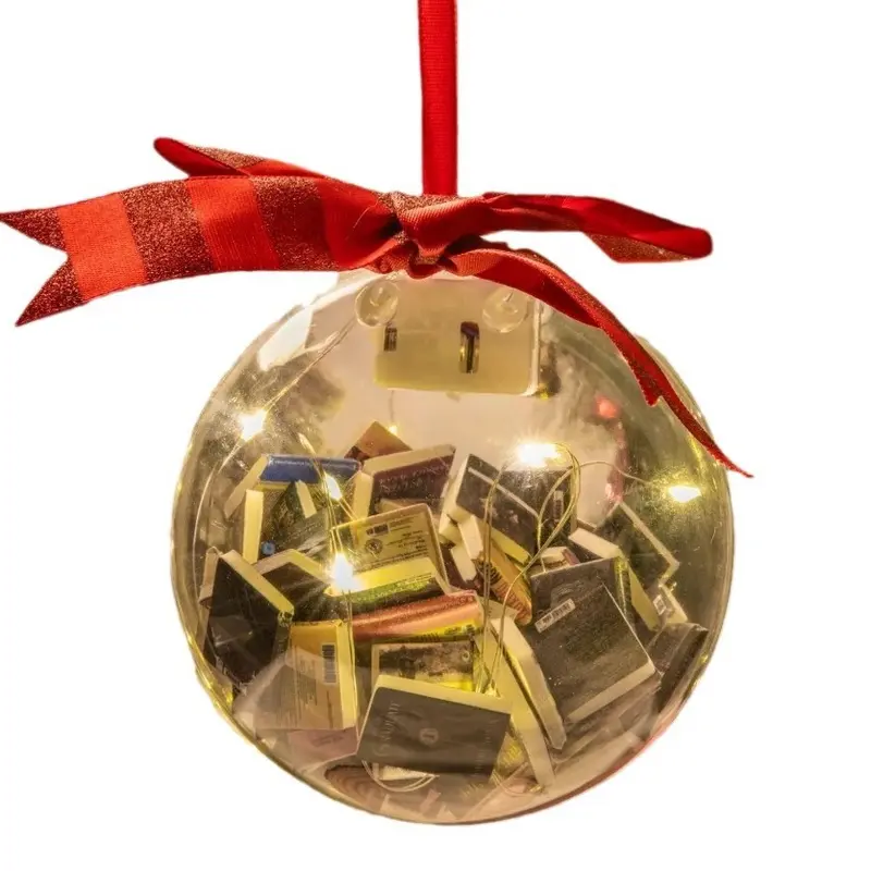 Bola navideña decorativa – colgante clásico de Navidad