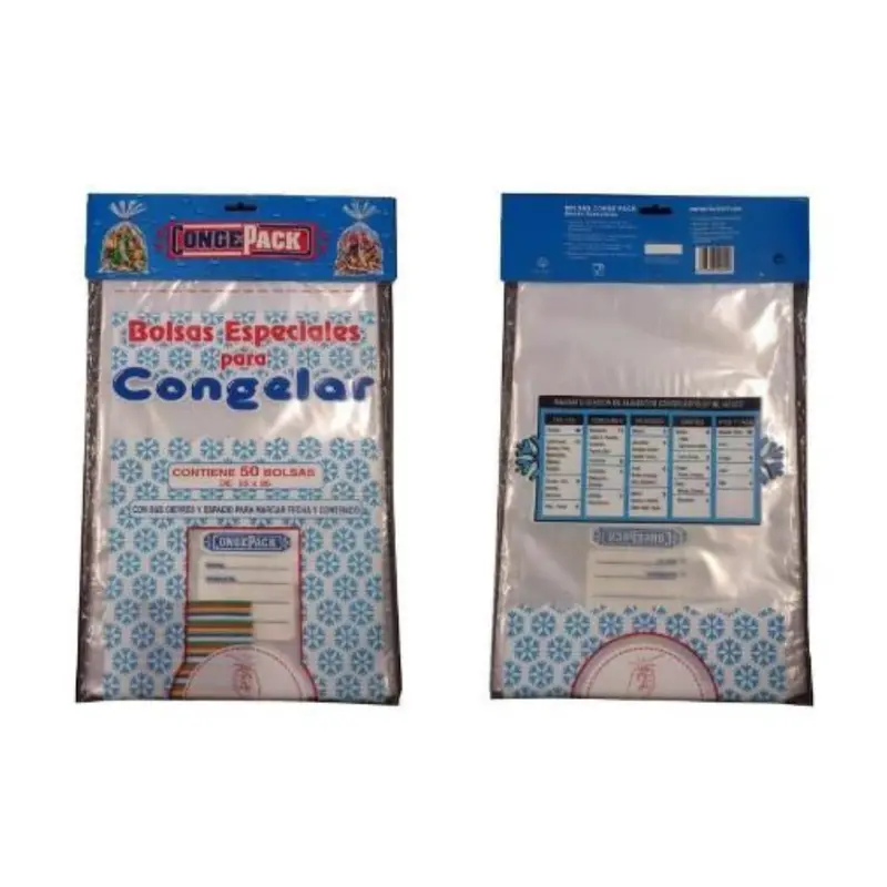 BOLSA CONGELADOS 21X27 50 UNIDADES