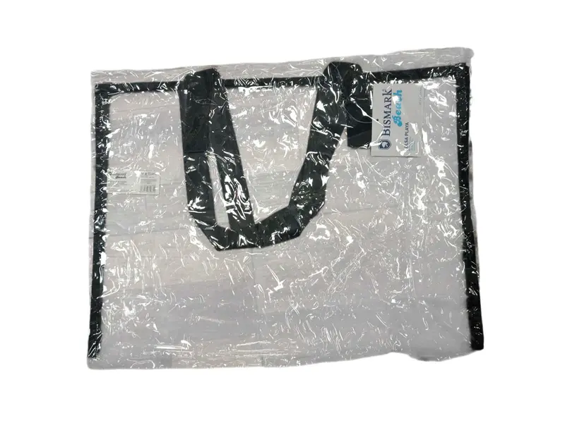 Bolsa de Playa Transparente Bismark Beach - 47.5x35x15cm