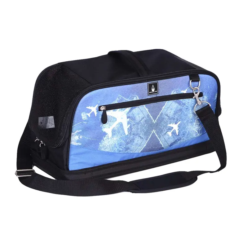 🧳 Bolso Transporte Santorini Azul ZU&LU | 49×23×22 cm | Viajes en Cabina