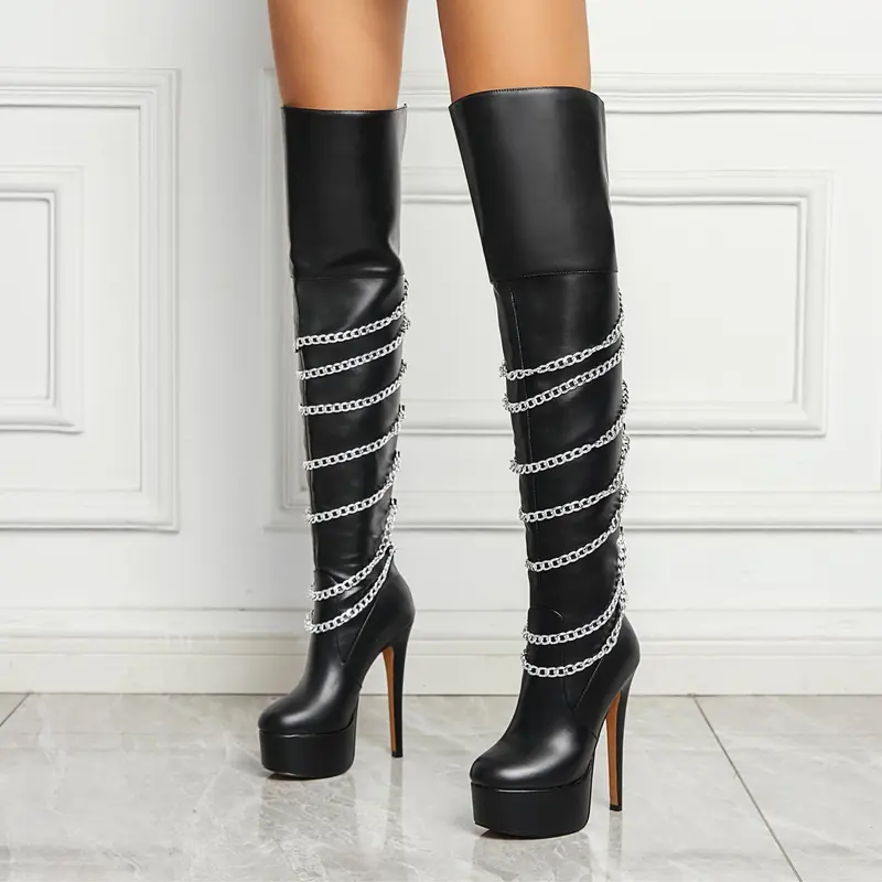 Botas de estilo Knight