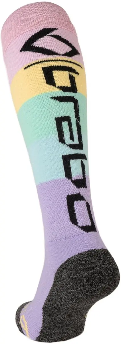 Brabo bc8690b socks full rainbow pastel unisex sportsokken - pastel