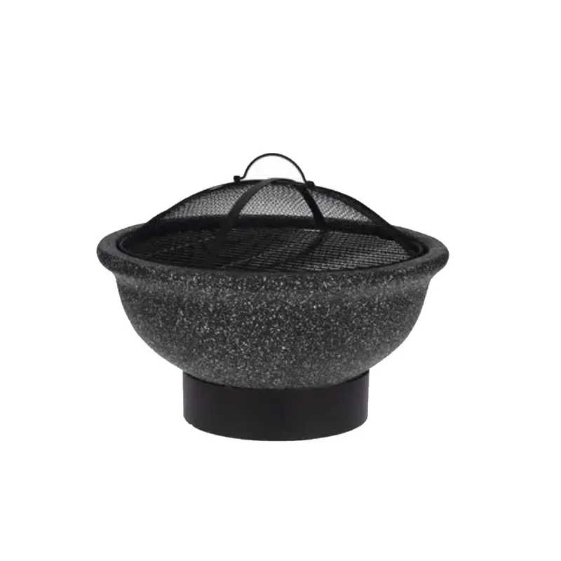 Braciere da giardino con griglia rotonda