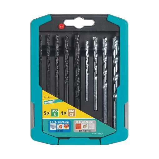 Brocas Wolfcraft Combinadas – 9uds