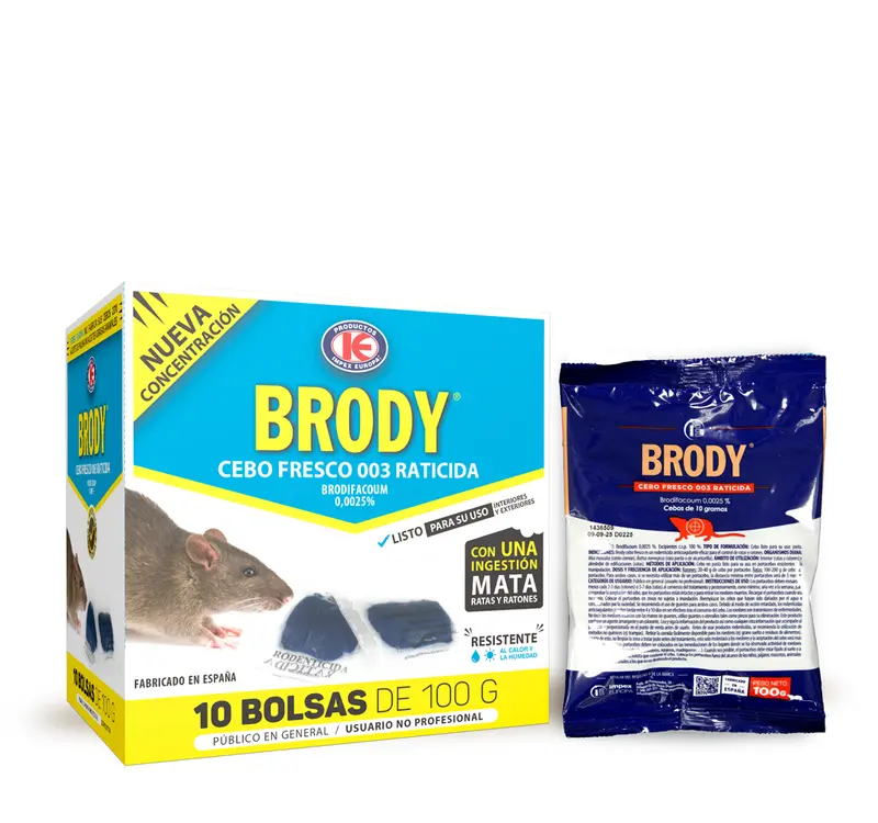 BRODY CEBO FRESCO 10X100GRS