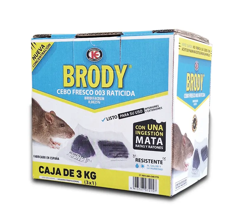 BRODY CEBO FRESCO CAJA 3X1KG