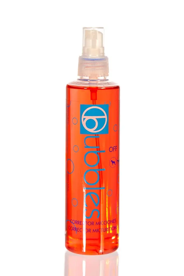 BUBBLES Corrector de Micciones OFF 250 ml para Perros | Repele y Previene el Marcar Territorio