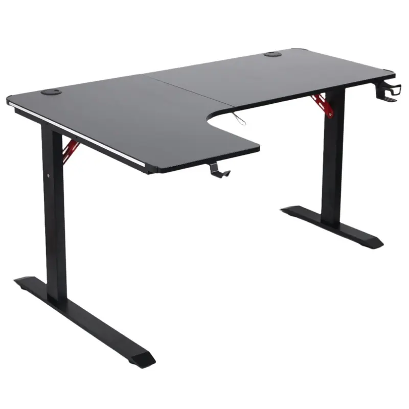 Bureau Gaming LED en L (160 x 100cm)