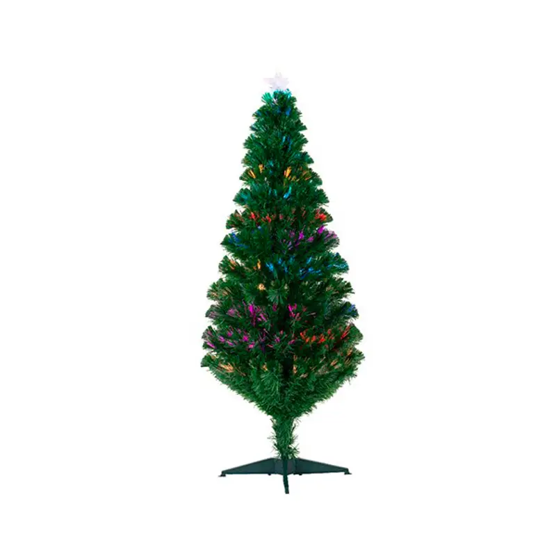 Burtley - Albero di Natale con luci fibra ottica