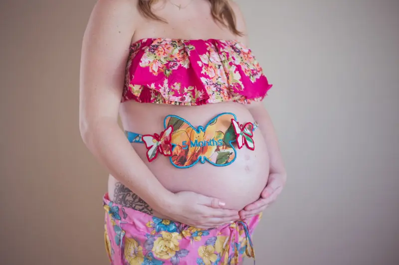 Butterfly Maternity Sash