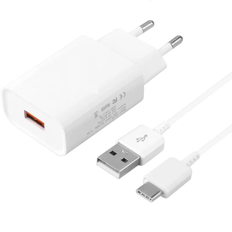 Cabeza de Cargador + Cable USB a Tipo C T'Phox - 20W (3A) 1m