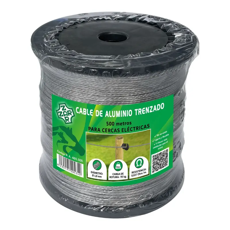 CABLE DE ALUMINIO TRENZADO 1,8MM 500M