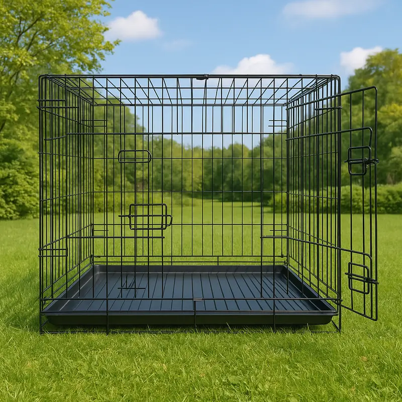 Cage de transport pliable pour chien