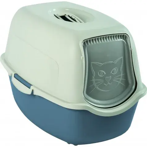Caja de Arena Ecológica con Filtro de Carbón Activo para Gatos – Diseño Cerrado, Higiénico y Sostenible