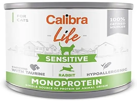 CALIBRA CAT LIFE LATA SENSITIVE CONEJO